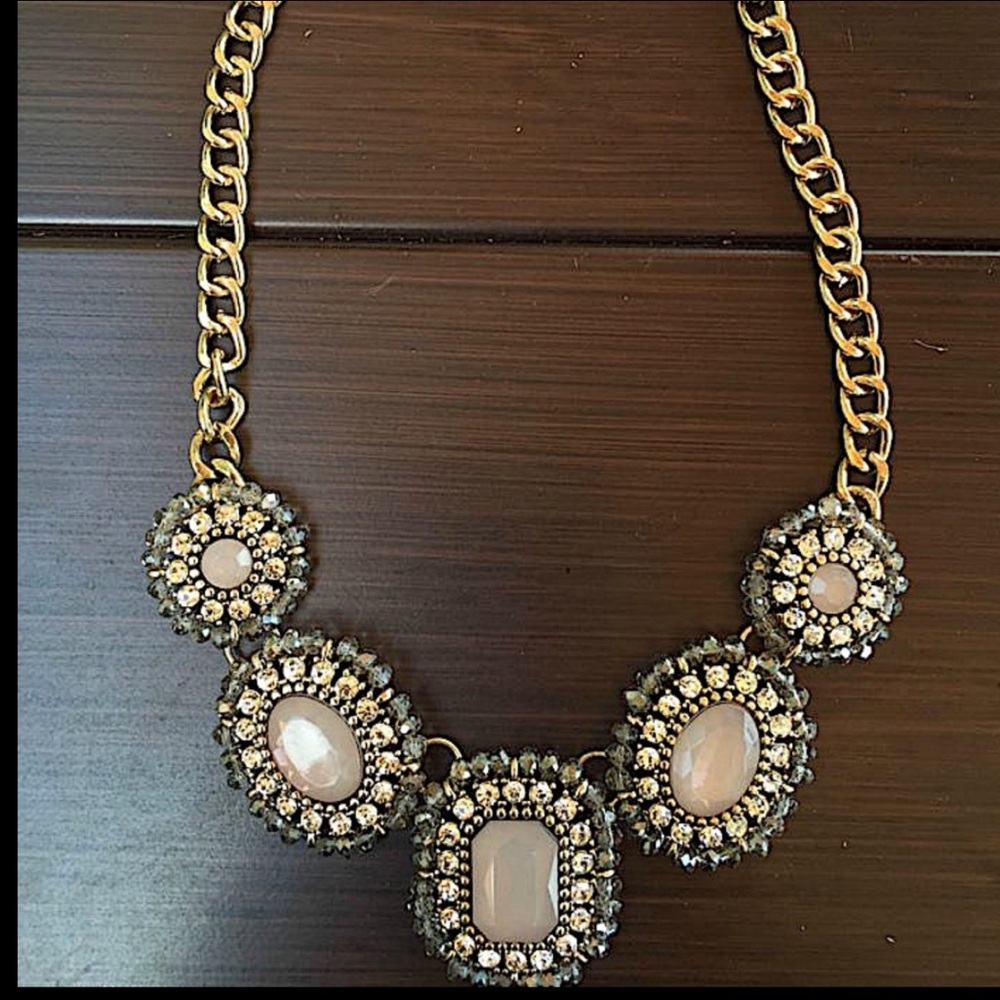 NWT: Anabella Ornate Stone Necklace by Romolo